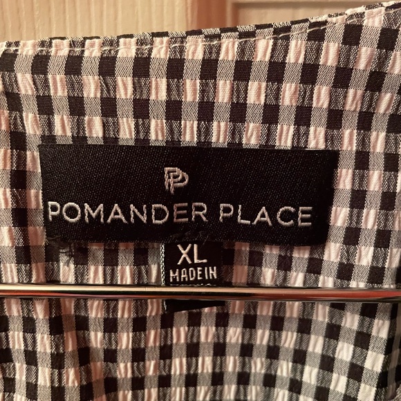 NWOT *Sold Out* Tuckernuck Pomander Place Black Gingham Malarie Top, XL - Picture 8 of 11